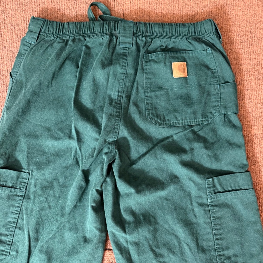 Carhartt Medical Scrub Pants Womens Regular Forest Green Ripstop Cargo C54108 A+ - Picture 9 of 9